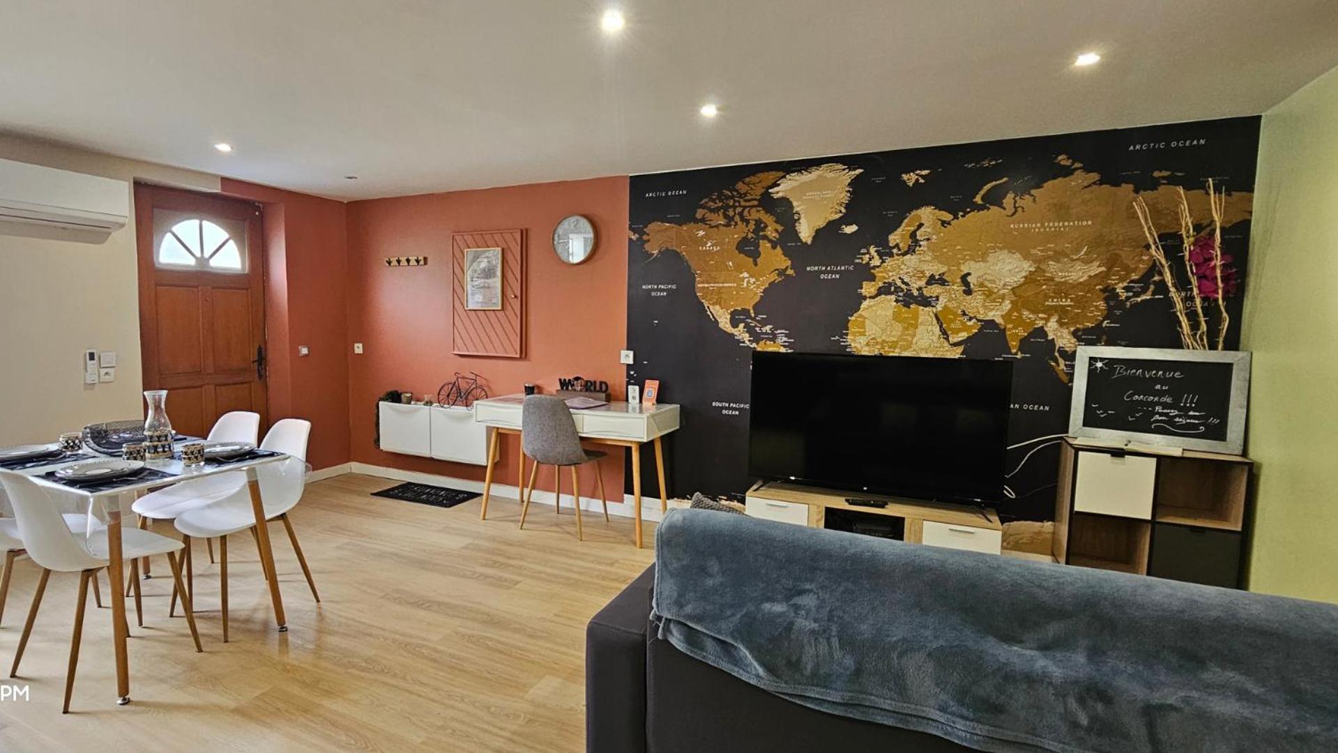Апартаменты Le Concorde-Wifi-Clim-Parking-3Etoiles-Ockeys Bram Экстерьер фото